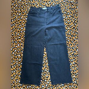 Madewell Perfect Vintage Wide Leg Black Women's Jeans